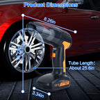 4-in-1 Cordless Car Vacuum & Tire Inflator – Portable Emergency Tool